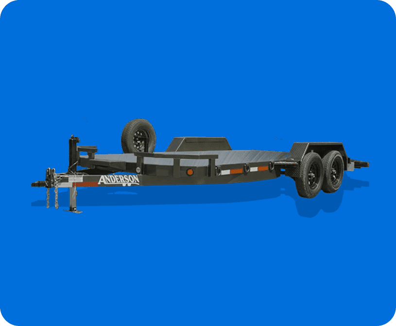 Anderson flatbed car hauler trailer