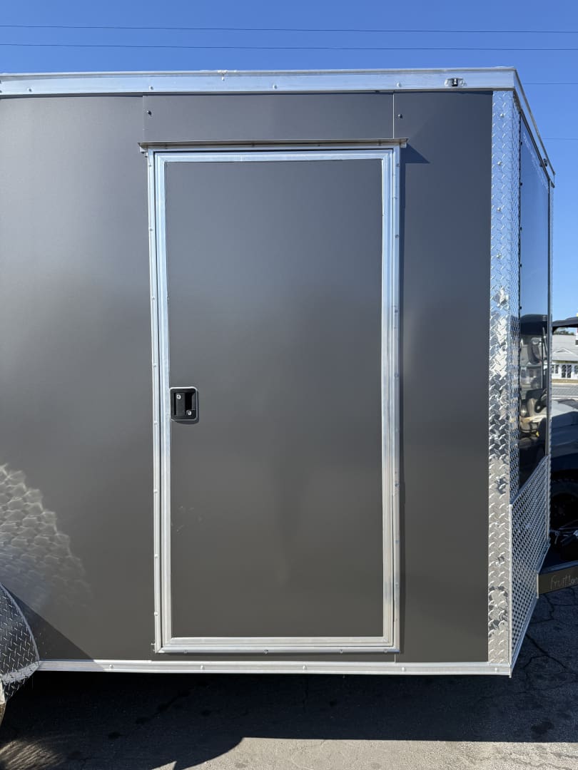 Utility trailer in sunlight