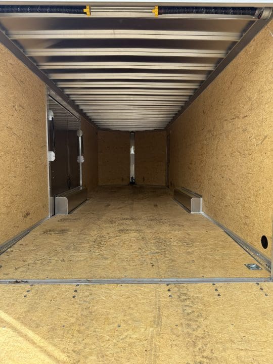 Inside view of a trailer