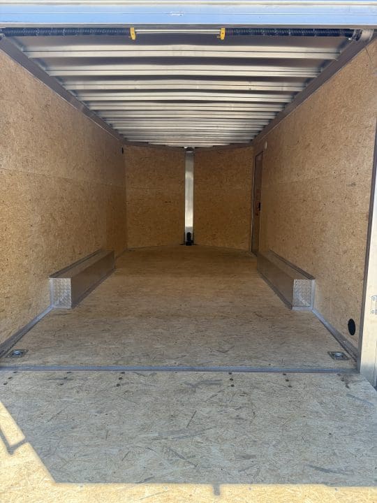 Inside view of a trailer