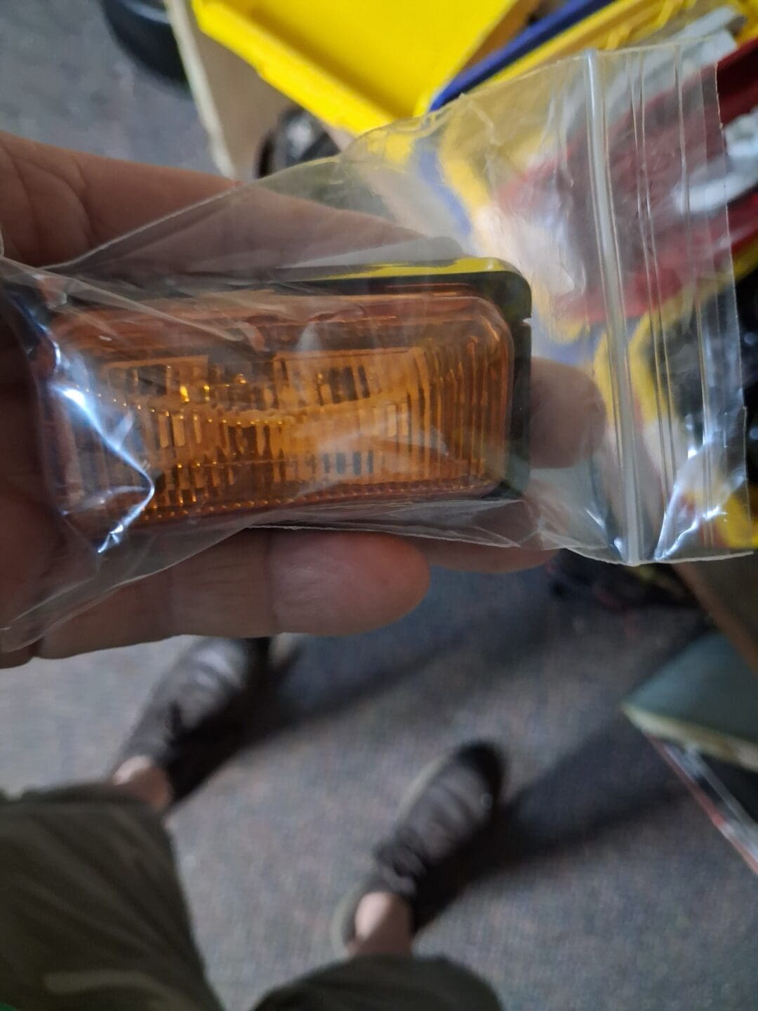 Amber Marker Light With Bracket