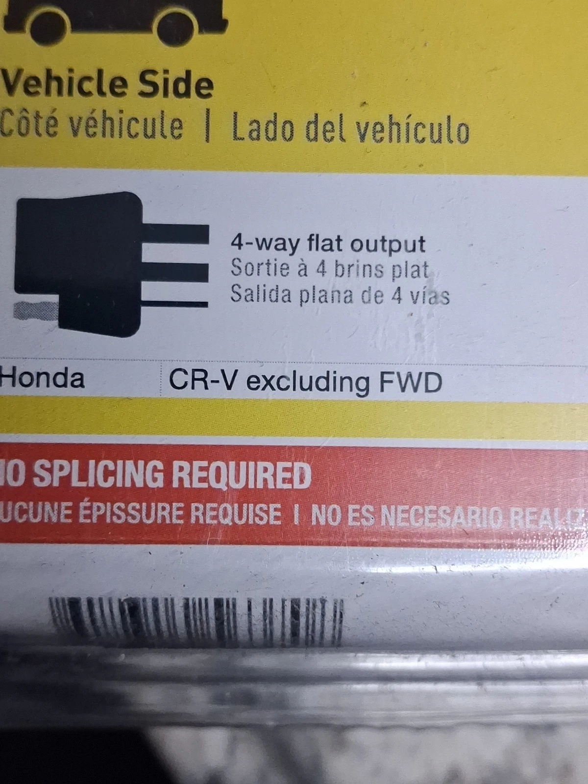 CURT 56370 Custom 4-Flat for Select Honda CR-V, OEM Tow Package Required - Image 3