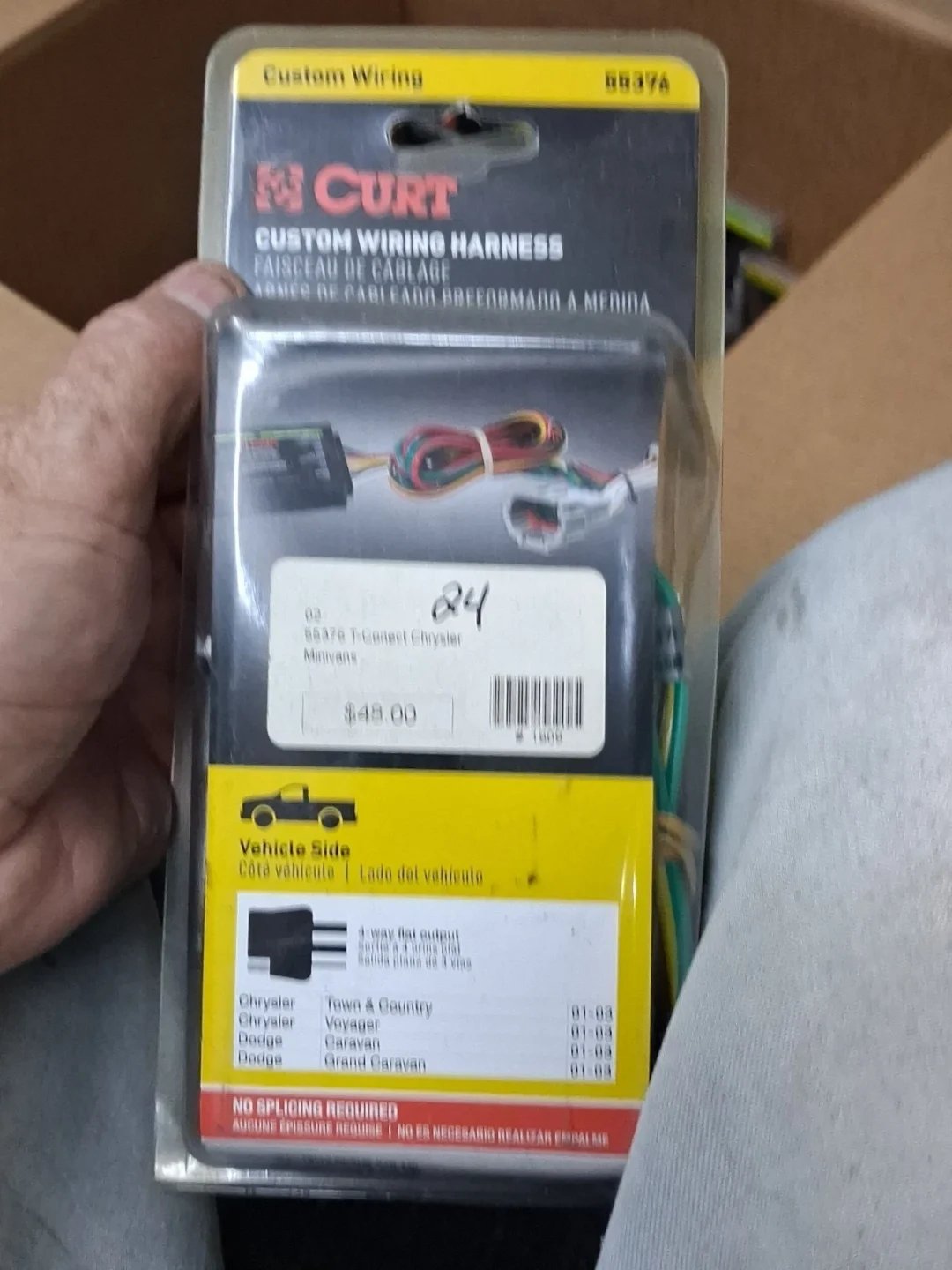 Curt 55376 Custom Wiring Harness for Caravan. Grand Caravan, Town & Country