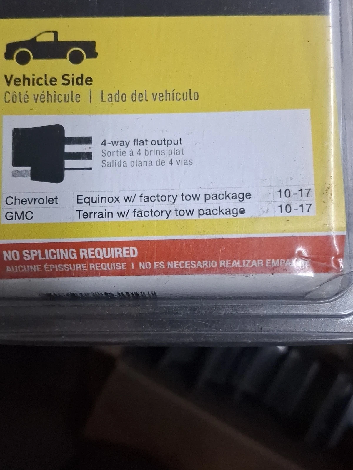 CURT 56210 Custom 4-Flat for Select Chevy Equinox, GMC Terrain, Need Tow Package - Image 3