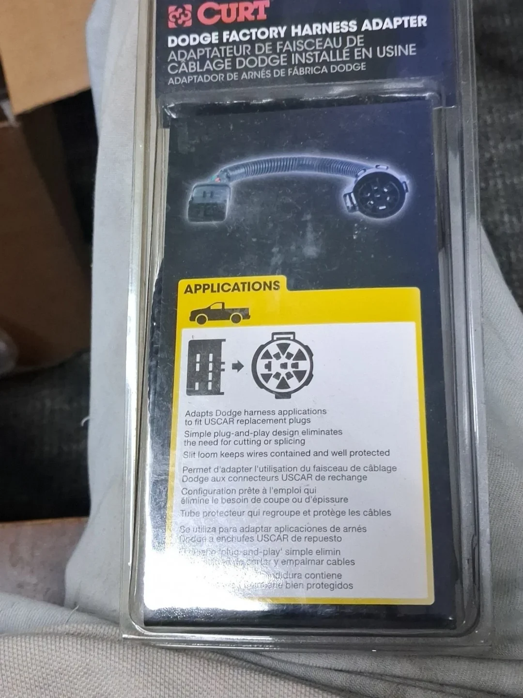 CURT 57300 GM/FORD TO DODGE OEM HARNESS ADAPTER
