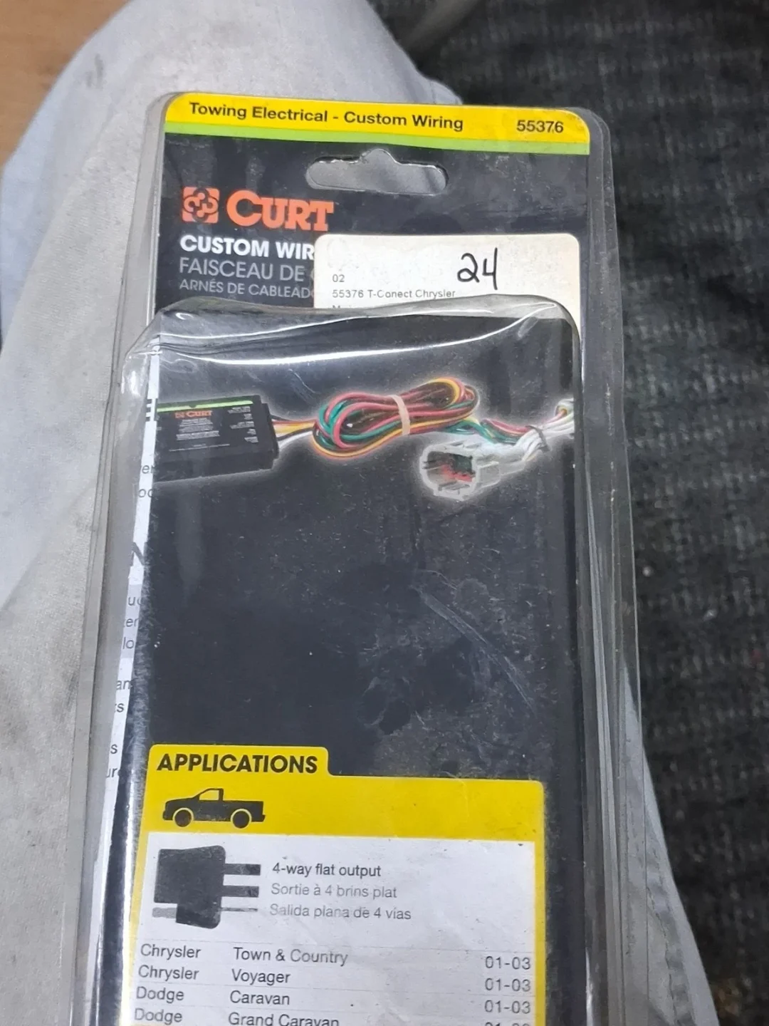 Curt 55376 Custom Wiring Harness for Caravan. Grand Caravan, Town & Country