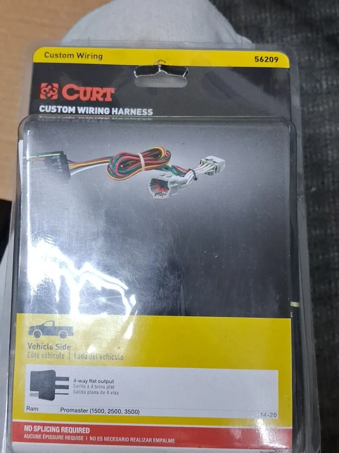 CURT 56209 CUSTOM WIRING HARNESS