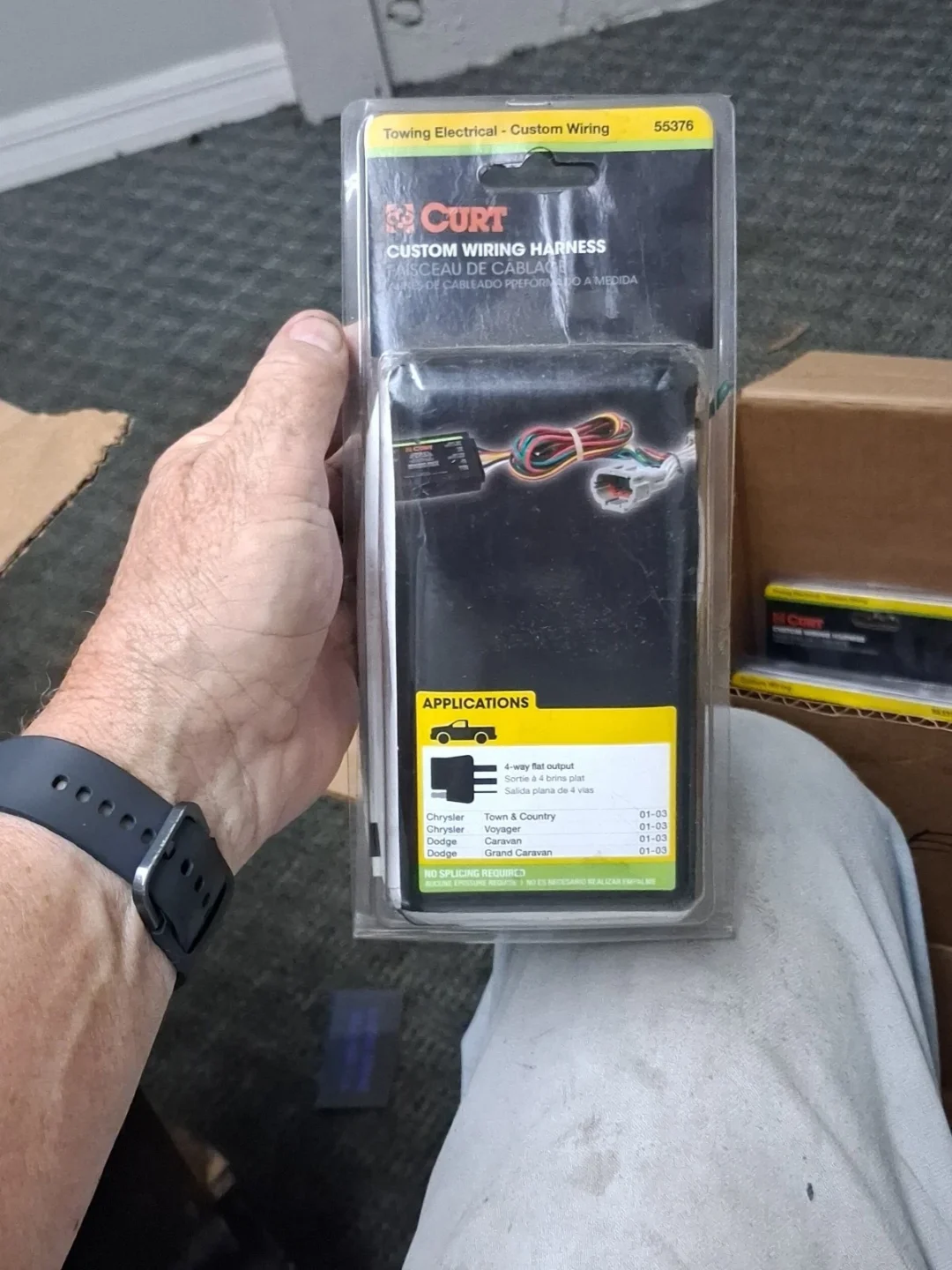 Curt 55376 Custom Wiring Harness for Caravan. Grand Caravan, Town & Country