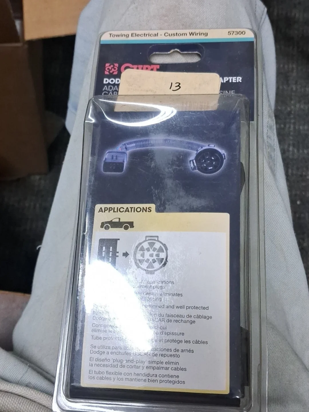 CURT 57300 GM/FORD TO DODGE OEM HARNESS ADAPTER