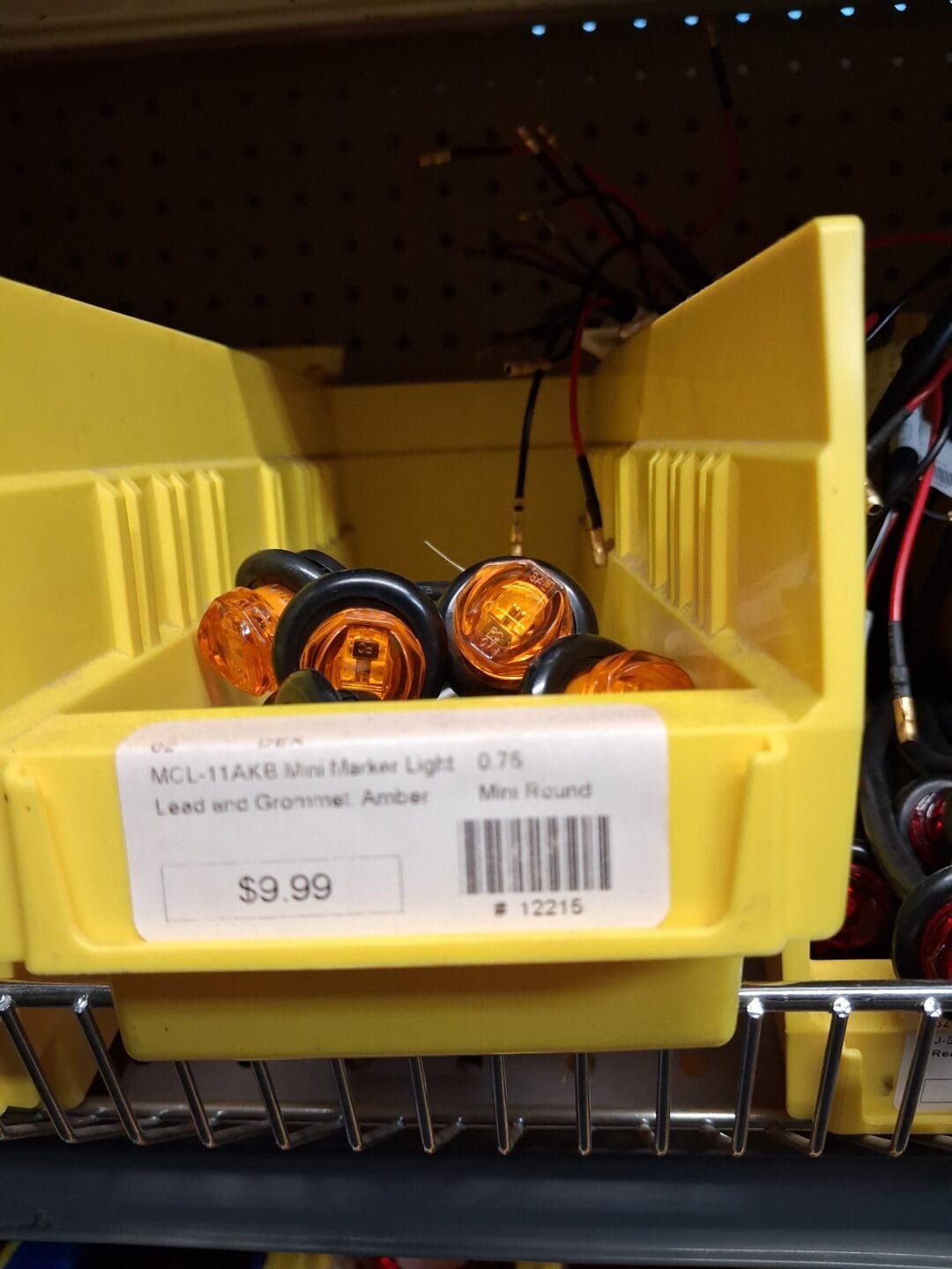 Amber Marker Light Round