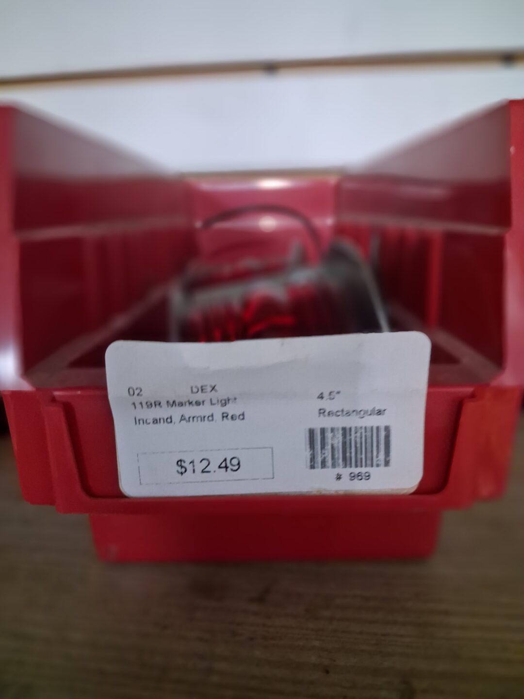Marker Light Incandescent Red